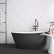 Bathroom Wall Panel - 1000mm x 2400mm x 10mm White Sparkle Bathroom Wall Panel