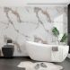 Bathroom Wall Panel - 1000mm x 2400mm x 10mm Bronze Carrara Marble Super Matt