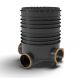 FloPlast Inspection Chamber Set with Polypropylene Cover - 450mm Diameter For 160mm Drainage