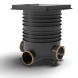 FloPlast Inspection Chamber Set with 46mm Deep Block Paviour Cover - 450mm Diameter
