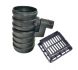 Yard Gully Set with Ductile Iron Grating - 40 Tonne x 450mm x 750mm x 160mm Outlet