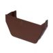 FloPlast Square Gutter Internal Stopend - 114mm Brown