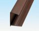 PolyX PVC Sheet End Closure - 10mm x 2.1mtr Brown