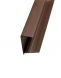 PolyX PVC Sheet End Closure - 35mm x 2.1mtr Brown