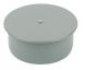 FloPlast Ring Seal Soil Socket Plug - 110mm Grey