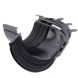 Steel Gutter External Adjustable Angle - 135mm Black