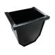 Steel Gutter Hopper - for 87mm Outlet Black