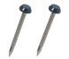 Plastic Headed Nails - 65mm Anthracite Grey - Box of 100