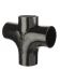 Push Fit Cast Iron Soil Double Branch - 92.5 Degree x 100mm