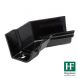 Cast Iron Notts Ogee Gutter Internal Angle - 135 Degree x 115mm Black