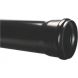 FloPlast Industrial/ Xtraflo Downpipe Single Socket - 110mm x 3mtr Black