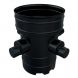 Catchpit Chamber Base - 450mm Diameter For 225mm Twinwall With 150mm Inlets