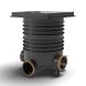 FloPlast Inspection Chamber Set with 46mm Deep Block Paviour Cover - 450mm Diameter