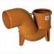 FloPlast Drainage Low Back P Trap Gully Outlet - 90 Degree x 110mm