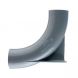Halifax Cast Iron Drainage Long Radius Heel Rest Bend - 88 Degree x 150mm