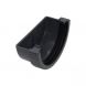 FloPlast Mini Gutter External Stopend - 76mm Anthracite Grey