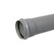 Ring Seal Soil Pipe Single Socket - 110mm x 1mtr Grey