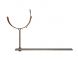 Copper Large Half Round Gutter Rise & Fall Bracket - 165mm