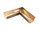 Copper Half Round Gutter External Corner - 90 Degree x 125mm