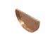 Copper Large Half Round Gutter Stop End - 185mm