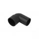 FloPlast Solvent Weld Waste Bend Swivel Male and Female - 90 Degree x 40mm Anthracite Grey