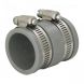 FloPlast Adjustable Straight Pipe Coupling - 38mm to 45mm