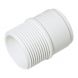 Solvent Weld Waste Iron Coupling Male - 32mm White