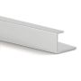 Guardian Internal Cladding Aluminium Edge Trim - 2400mm Satin - For 10mm Bathroom/Shower/Kitchen/Ceiling Panels