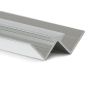 Guardian Internal Cladding Aluminium Internal Corner - 2400mm Satin - For 10mm Bathroom/Shower/Kitchen/Ceiling Panels