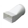Monsoon Rectangular Ventilation Duct Round to Rectangular Adaptor - 204mm x 60mm