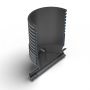 Inspection Chamber Set - 600mm Diameter x 896mm Depth with 150mm Channel & 150mm Inlets