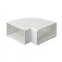 Monsoon Rectangular Ventilation Duct Horizontal Elbow - 220mm x 90mm