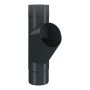 Lindab Aluminium Pipe Branch - 100mm Anthracite Grey