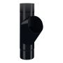 Lindab Aluminium Pipe Branch - 75mm Black