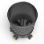 Inspection Chamber Set - 450mm Diameter x 960mm Depth with 110mm Channel & 110mm Inlets