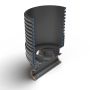 Inspection Chamber Set - 600mm Diameter x 1050mm Depth with 160mm Channel & 110mm Inlets