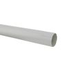 Lindab Aluminium Intermediate Pipe - 100mm x 1mtr White