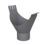 Lindab Aluminium Gutter Outlet 87mm - 150mm Silver Metallic