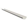 Lindab Half Round Aluminium Gutter - 125mm x 3mtr White