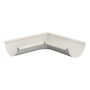Lindab Aluminium Gutter Internal Angle 90 - 125mm White