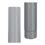 Lindab Aluminium Downpipe - 87mm x 3mtr Silver Metallic