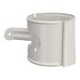 Lindab Aluminium Downpipe Bracket - 75mm White
