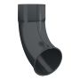 Lindab Aluminium Pipe Shoe - 100mm Anthracite Grey