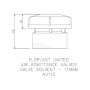 FloPlast Air Admittance Valve Internal - 110mm Grey
