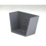 Cast Iron Box Gutter Stopend - 100mm Primed
