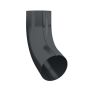 Lindab Steel Conical Downpipe Bend 70 - 100mm Anthracite Grey