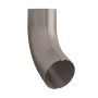 Lindab Steel Conical Downpipe Bend 70 - 87mm Anthracite Metallic
