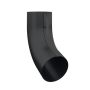Lindab Steel Conical Downpipe Bend 70 - 87mm Matte Black