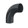 Lindab Steel Conical Downpipe Bend 85 - 100mm Anthracite Grey