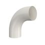 Lindab Steel Conical Downpipe Bend 85 - 100mm Antique White